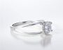 PAVE SOLITAIRE RING ENG022